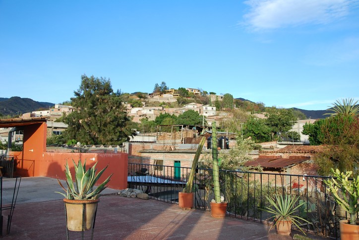 Rooftop View of Teotitlan del Valle from Las Granadas