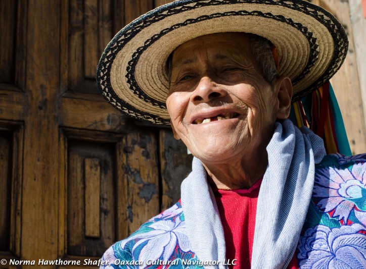 Man from Zinacantan with hand-woven straw hat