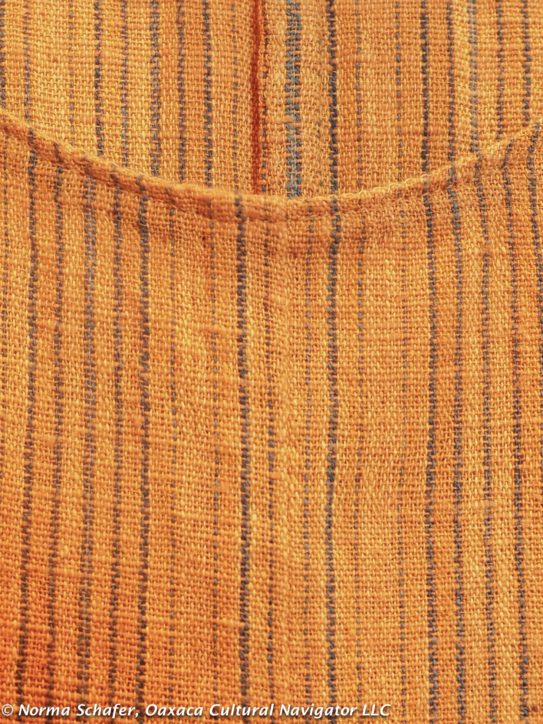 3B. Detail, Dosa-inspired dress with Khadi Oaxaca fabric