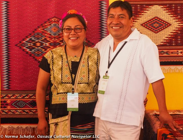 Alejandrina Rios and Tito Mendoza, Teotitlan del Valle weavers