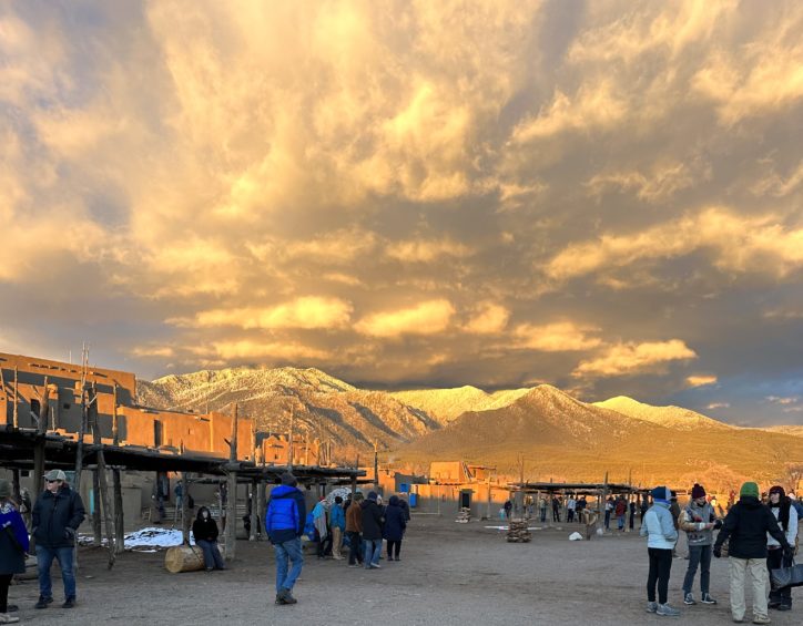 Christmas Eve from Taos Pueblo, Oaxaca Connection, and Happy Holidays